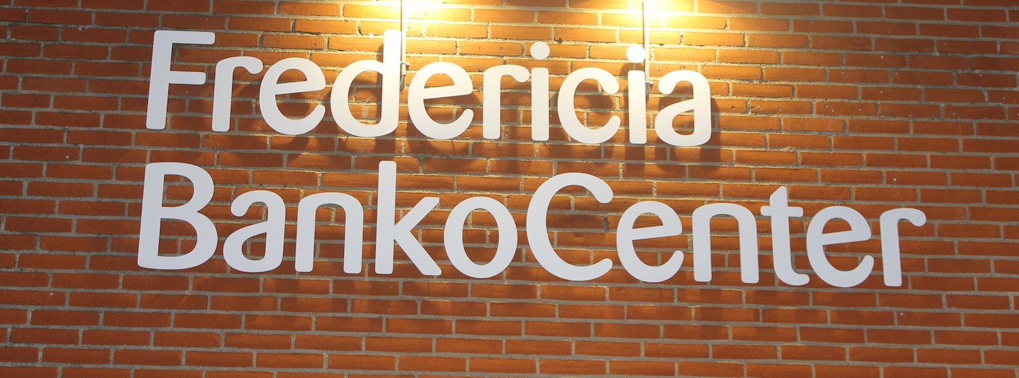 Indgangen til Fredericia Bankocenter